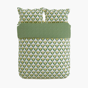 Scion Living Tulip Trellis Lemon Duvet Set