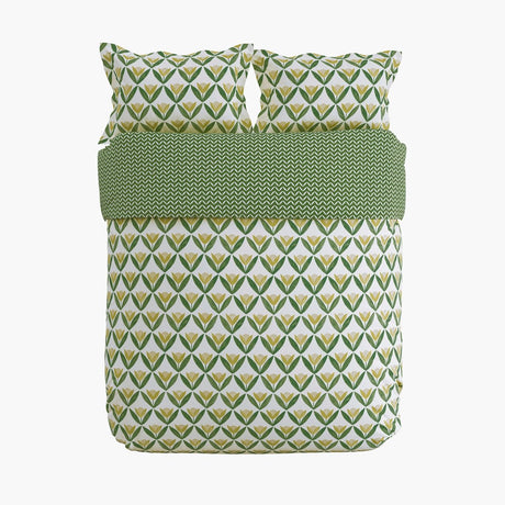 Scion Living Tulip Trellis Lemon Duvet Set