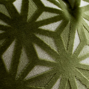 Appletree Star Geo Green 43cm x 43cm Polyester Filled Cushion