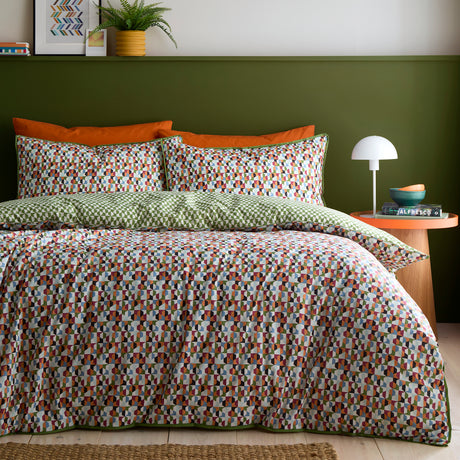 Appletree Star Geo Natural Duvet Set