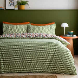 Appletree Star Geo Natural Duvet Set