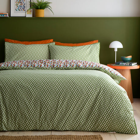 Appletree Star Geo Natural Duvet Set