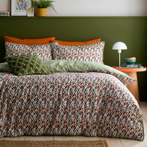 Appletree Star Geo Natural Duvet Set
