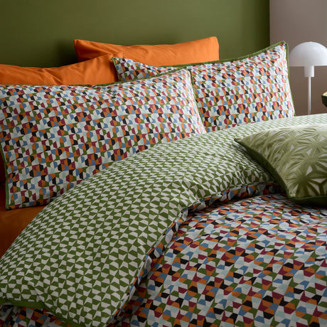 Appletree Star Geo Natural Duvet Set
