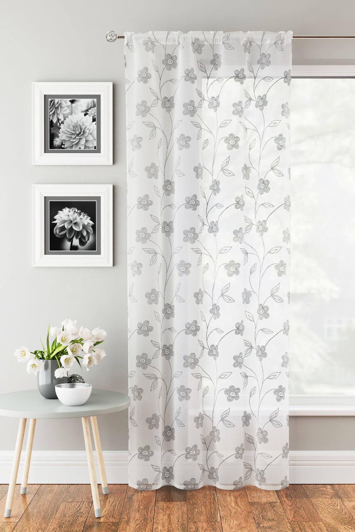 Tyrone Sienna Voile Panels