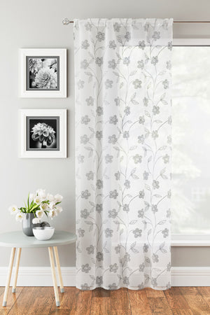 Tyrone Sienna Voile Panels