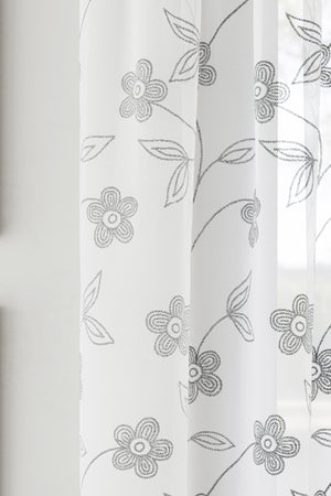 Tyrone Sienna Voile Panels