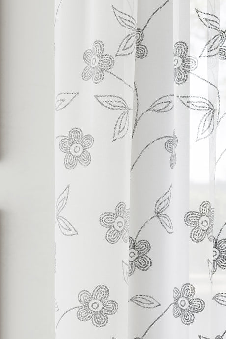 Tyrone Sienna Voile Panels
