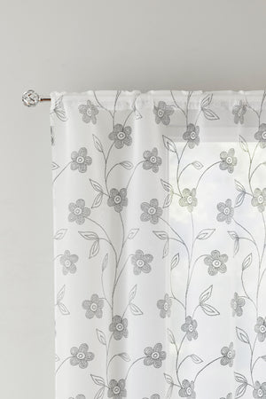 Tyrone Sienna Voile Panels