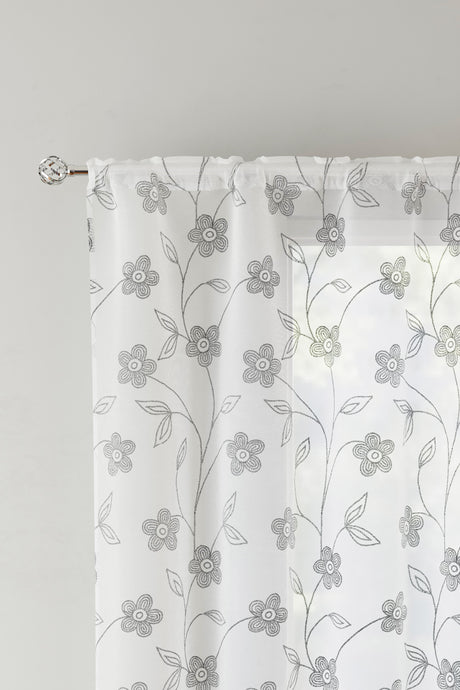 Tyrone Sienna Voile Panels