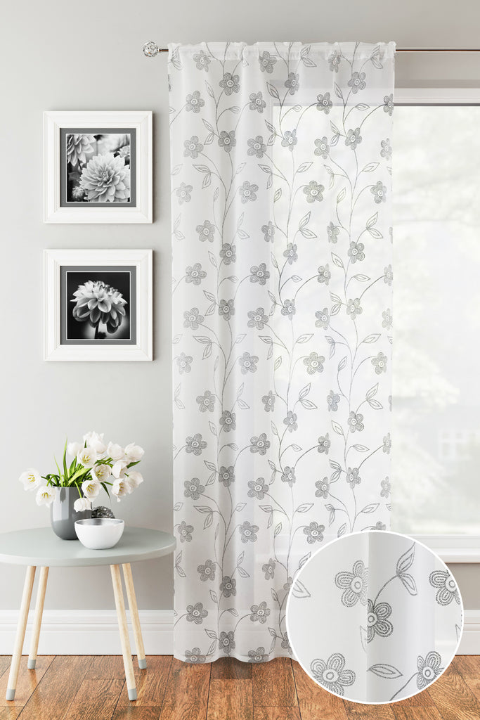 Tyrone Sienna Voile Panels