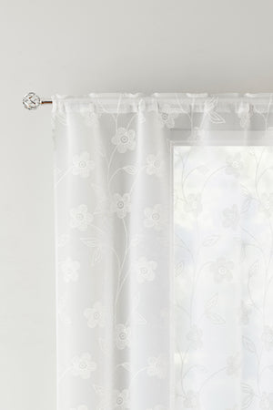 Tyrone Sienna Voile Panels