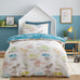 Bedlam Skeleton Dino Natural Duvet Set