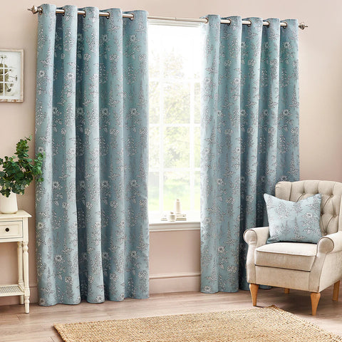 Wylder Sophia Room Darkening Eyelet Curtains