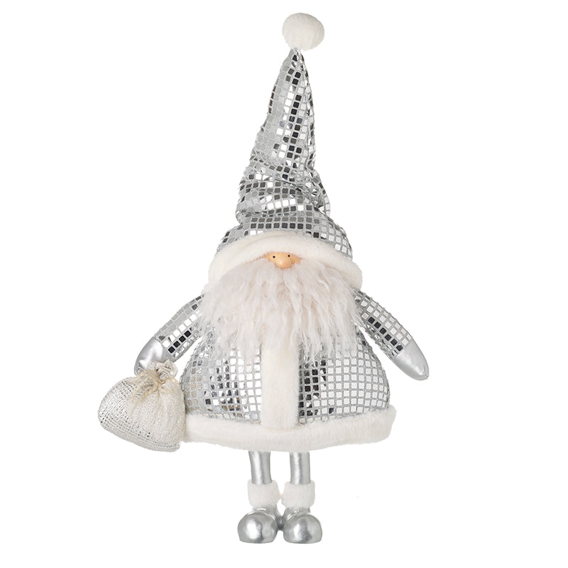 Heaven Sends SR572B Med Disco Santa in Silver Outfit