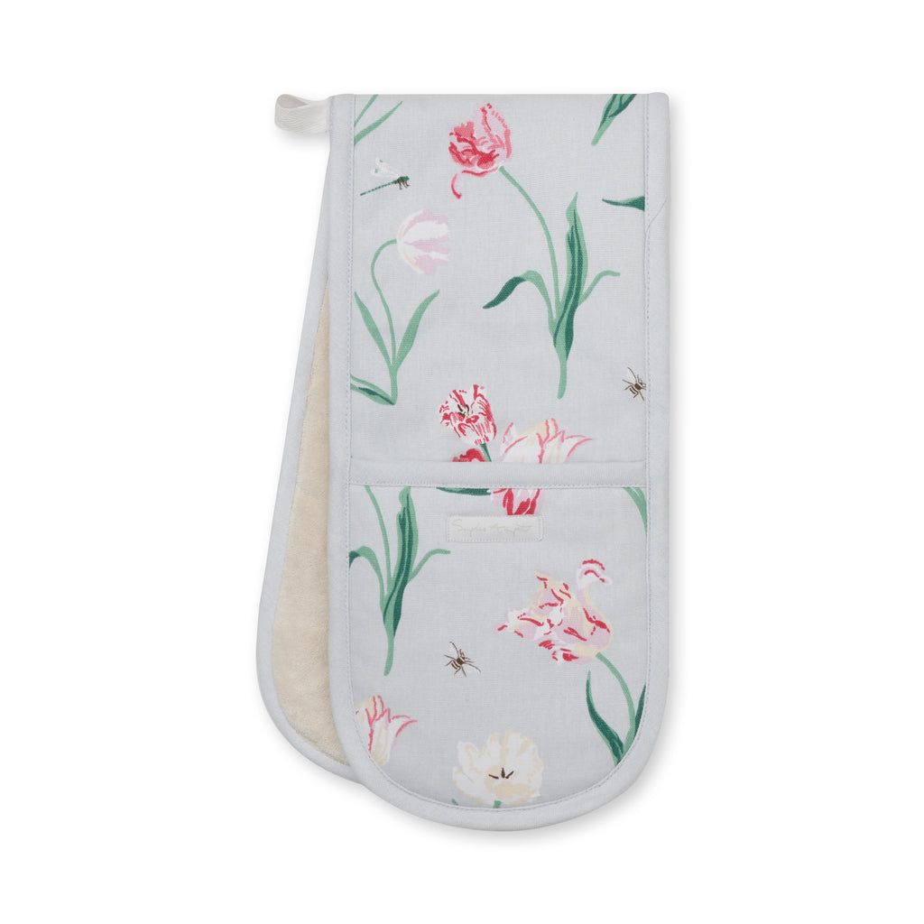 ALL115100 Sophie Allport Tulips Double Oven Glove