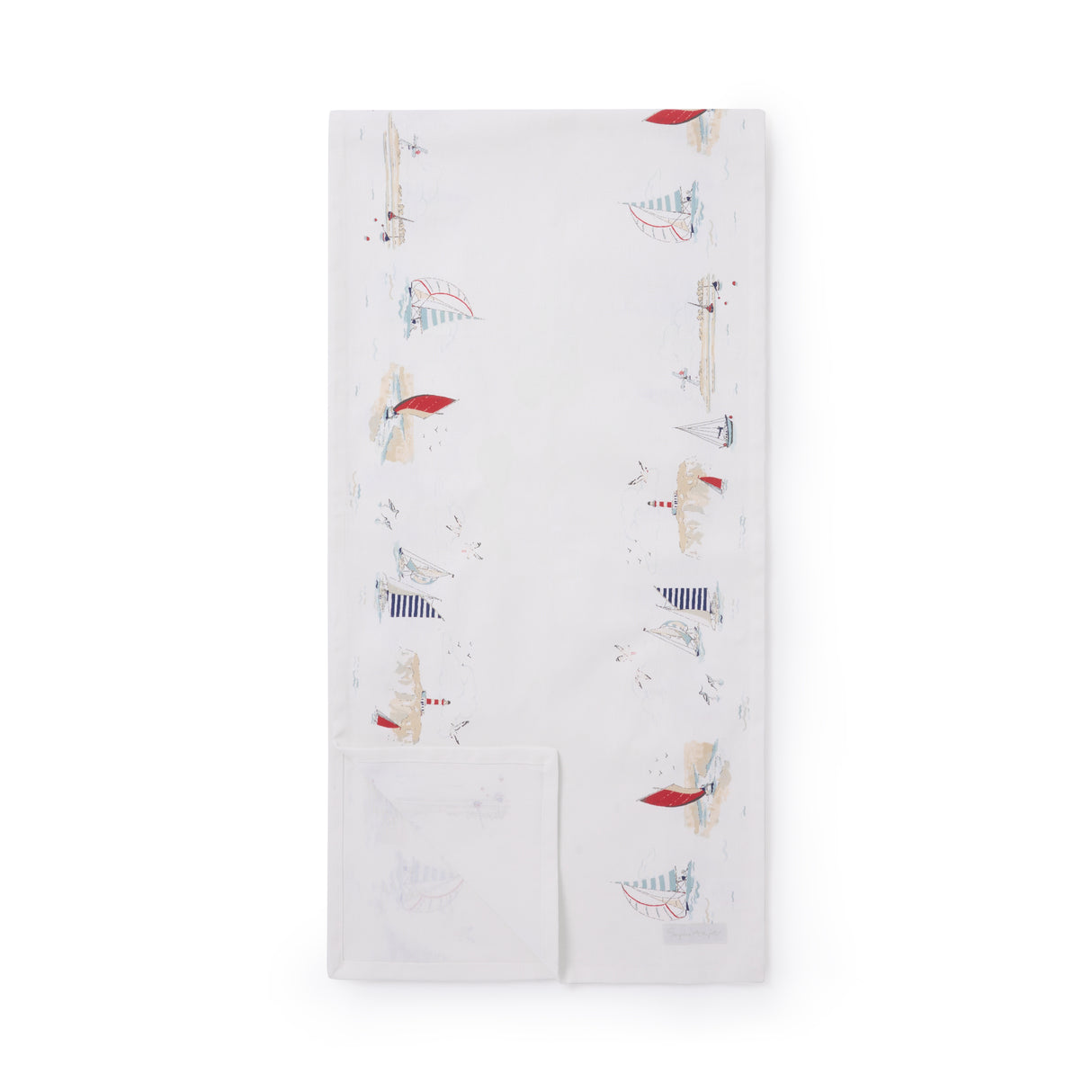 ALL133810S Sophie Allport Coastal Boats Table Runner