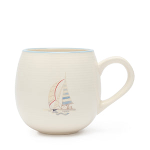 SPMB133 Sophie Allport Coastal Boats Stoneware Mug