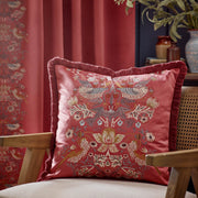 Morris & Co Strawberry Thief Jacquard Pencil Pleat Curtains