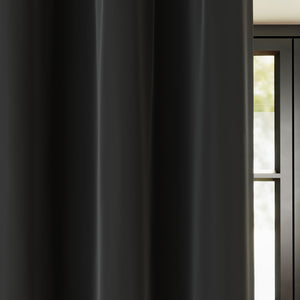 Tyrone Supersoft Plain Blockout Eyelet Curtains