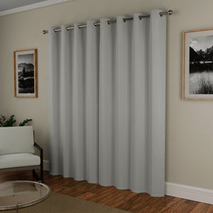 Tyrone Supersoft Plain Blockout Eyelet Curtains