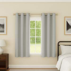 Tyrone Supersoft Plain Blockout Eyelet Curtains