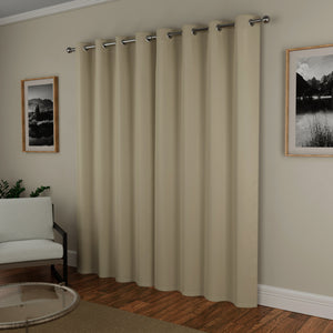 Tyrone Supersoft Plain Blockout Eyelet Curtains