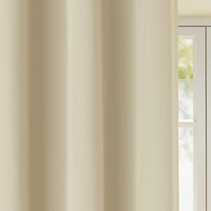 Tyrone Supersoft Plain Blockout Eyelet Curtains