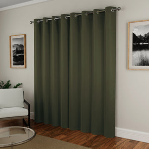 Tyrone Supersoft Plain Blockout Eyelet Curtains