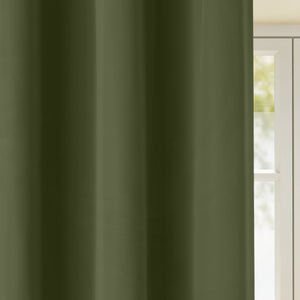 Tyrone Supersoft Plain Blockout Eyelet Curtains