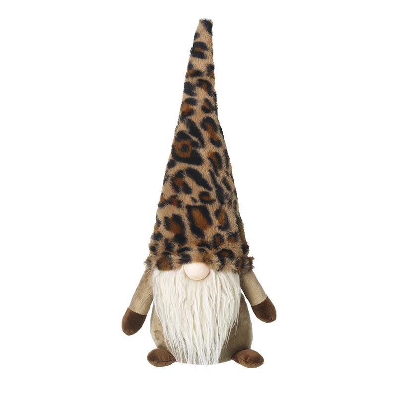 Heaven Sends SUZ692A Gonk with Leopard Print Hat