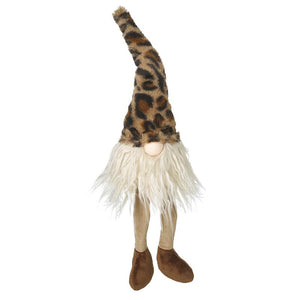 Heaven Sends SUZ693 Sitting Gonk in Leopard Skin Hat