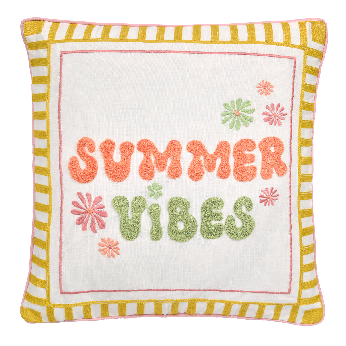 Fusion Summer Vibes Multi 43cm x 43cm Polyester Filled Cushion