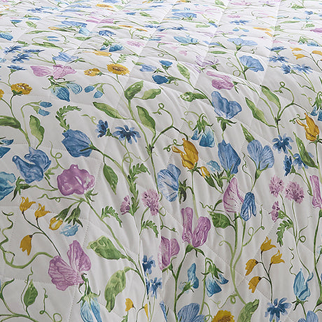Dreams n Drapes Sweetpea Floral Lilac Duvet Set