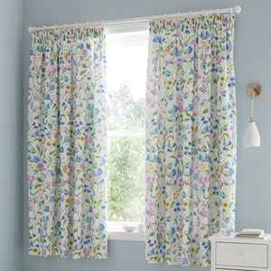 Dreams n Drapes Sweetpea Floral Lilac Duvet Set