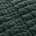 Laura Ashley Scalloped Pine Green 180cm x 235cm Bedspread