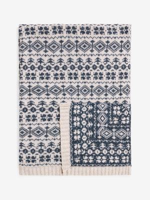 Laura Ashley Selsey Fair Isle 130cm x 170cm Throw