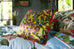 House of Norris Spring in the Thicket Ochre/Grey Duvet Set
