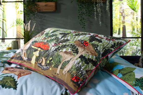 House of Norris Spring in the Thicket Ochre/Grey Duvet Set