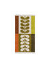 Orla Kiely Stem Check Hazel-Ochre 100% Cotton 580gsm Towels