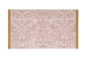 William Morris at Home Strawberry Thief Plaster Pink 100% Cotton 580gsm Towels