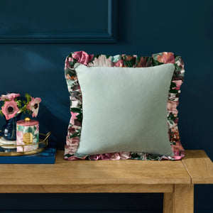 Clarke & Clarke Tahiti Spring Frilled 43cm x 43cm Polyester Filled Cushion