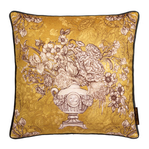 Laurence Llewelyn Bowen Tuscan Holiday Ochre 43cm x 43cm Polyester Filled Cushion