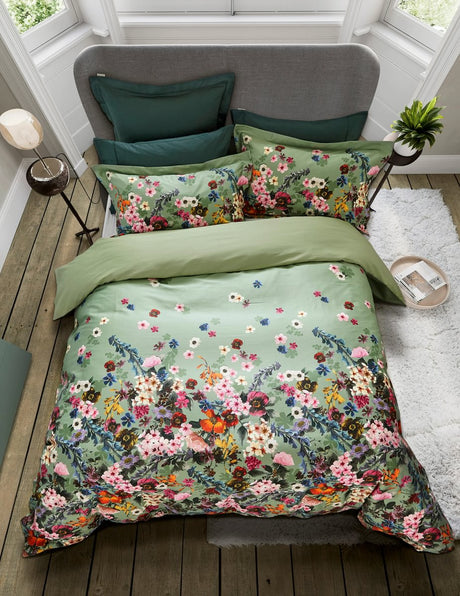 Ted Baker Antiquity Border Green Duvet Set