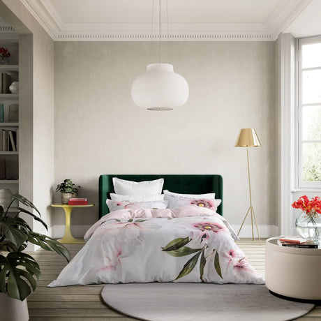 Ted Baker Peony Floral Grey Duvet Set