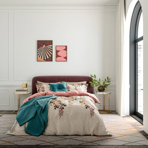 Ted Baker Wisteria Mulberry/Teal Duvet Set