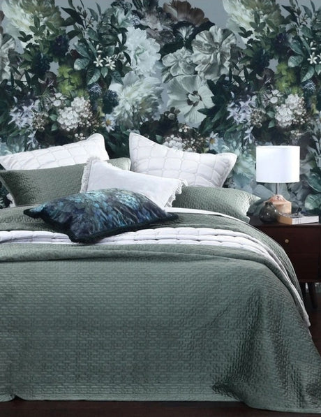 M & M Linen Terrace Quilted Bedspread 265cm x 260cm Set