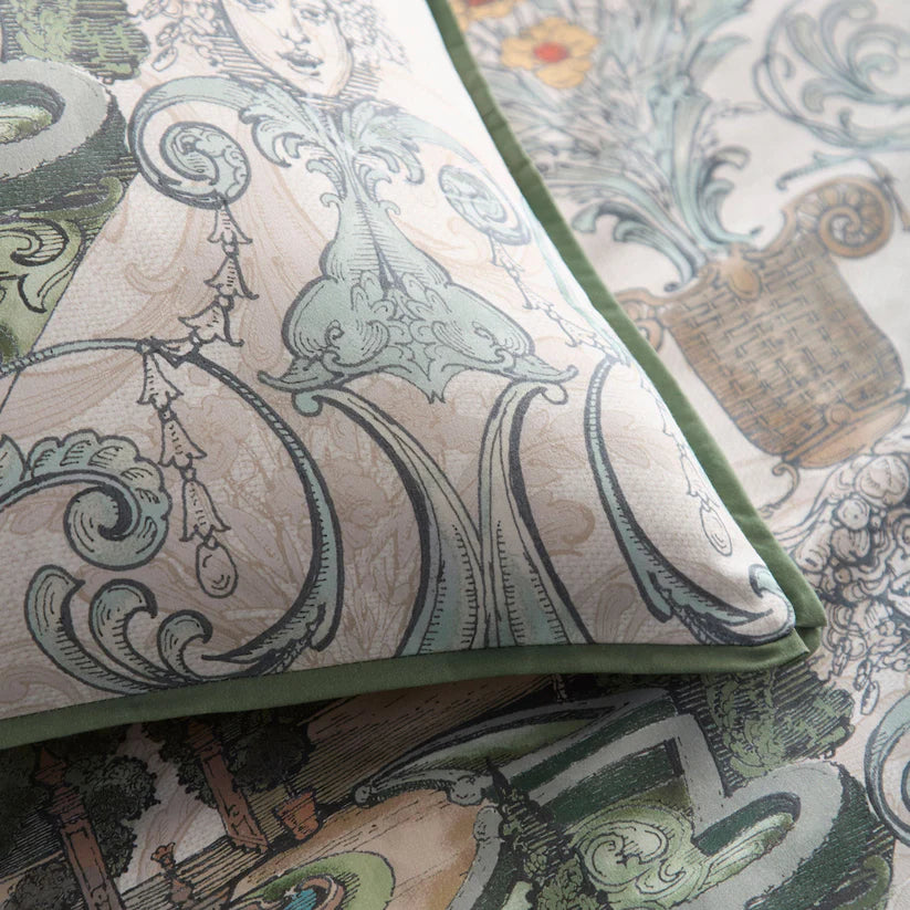 Laurence Llewelyn Bowen Tuscan Garden Green Duvet Set