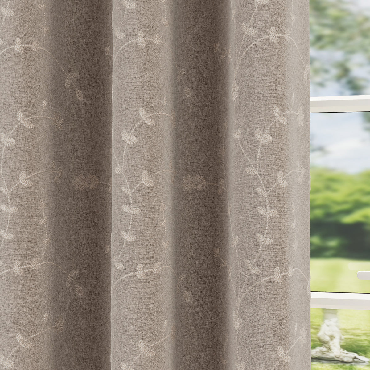 Tyrone Tivoli Blackout Eyelet Embroidery Curtains
