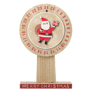 Heaven Sends TLA913 Merry Christmas Wooden Santa Advent